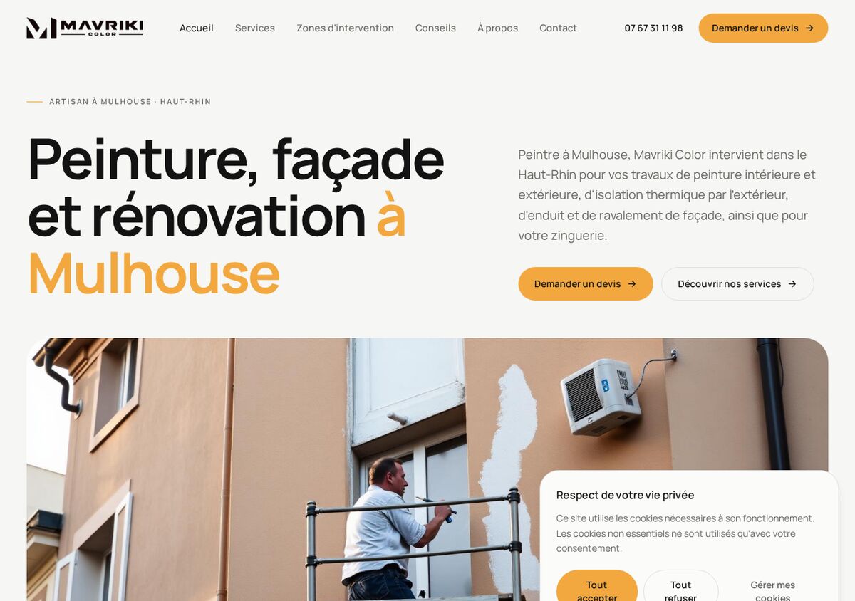 Mavriki Color — Branding · Web Design · E-commerce